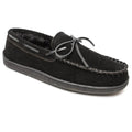 Minnetonka Pile Lined Hardsole Suede - Mens Slipper