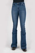 Tin Haul 595 Libby Fit Anvil and Hammer ( Denim Dark Wash )- Women's Jeans