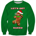 Let's Get Baked Gingerbread Man Christmas Sweatshirt