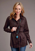 Stetson 1914 Solid (Chocolate) - Women's Long Shirt