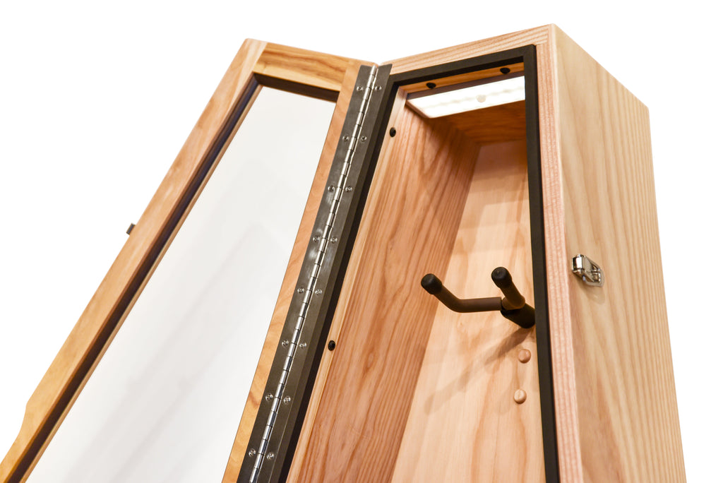ClimaStand Triangle Humidor with Base - Northern White Ash