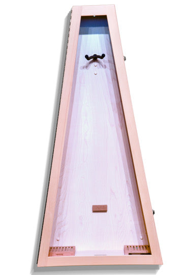 ClimaCase Triangle Humidor - Birch with Campbell White Stain