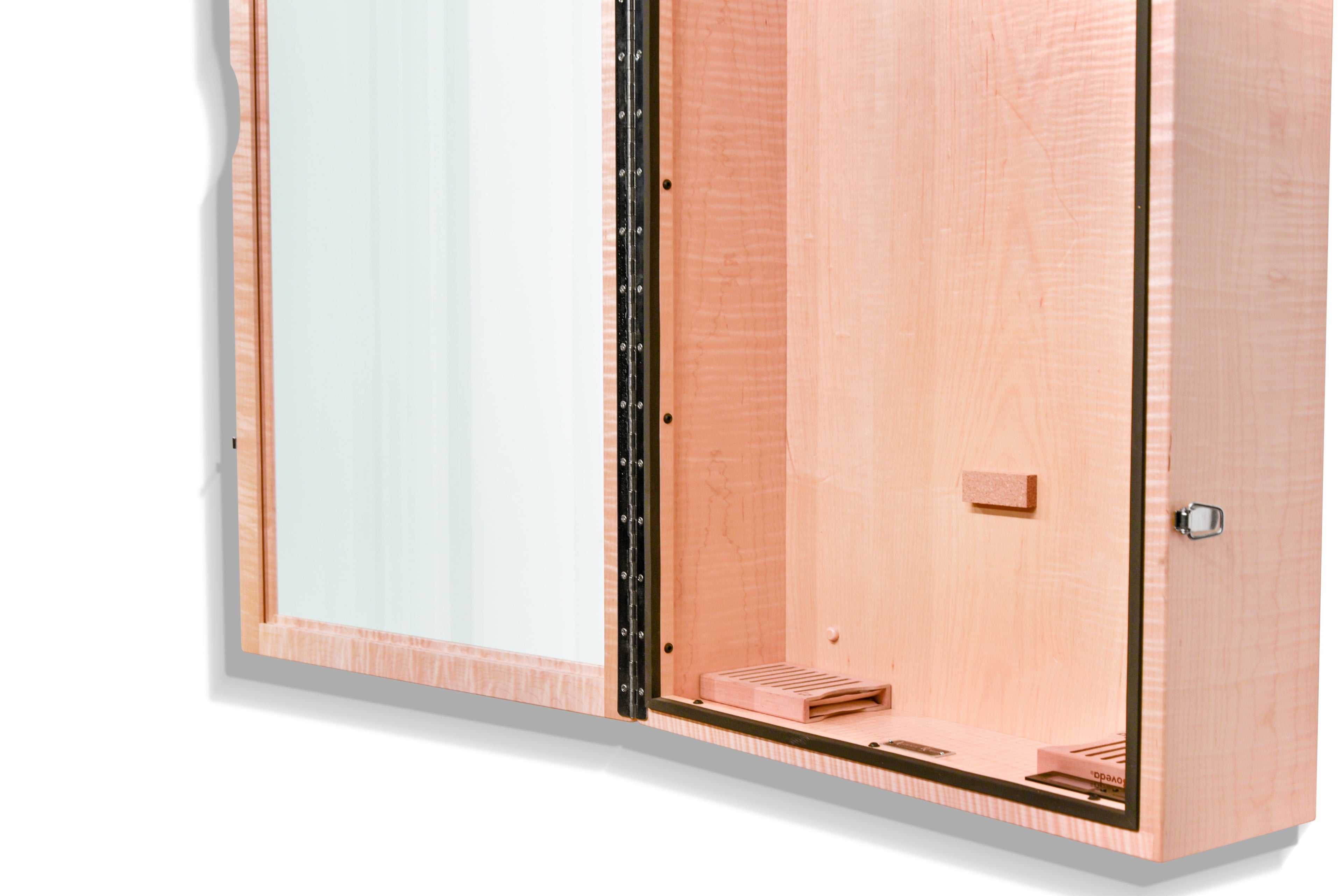 ClimaCase Rectangle Humidor - Flamed Maple