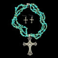 Desert Faith - Women's Necklace and Earrings Set
