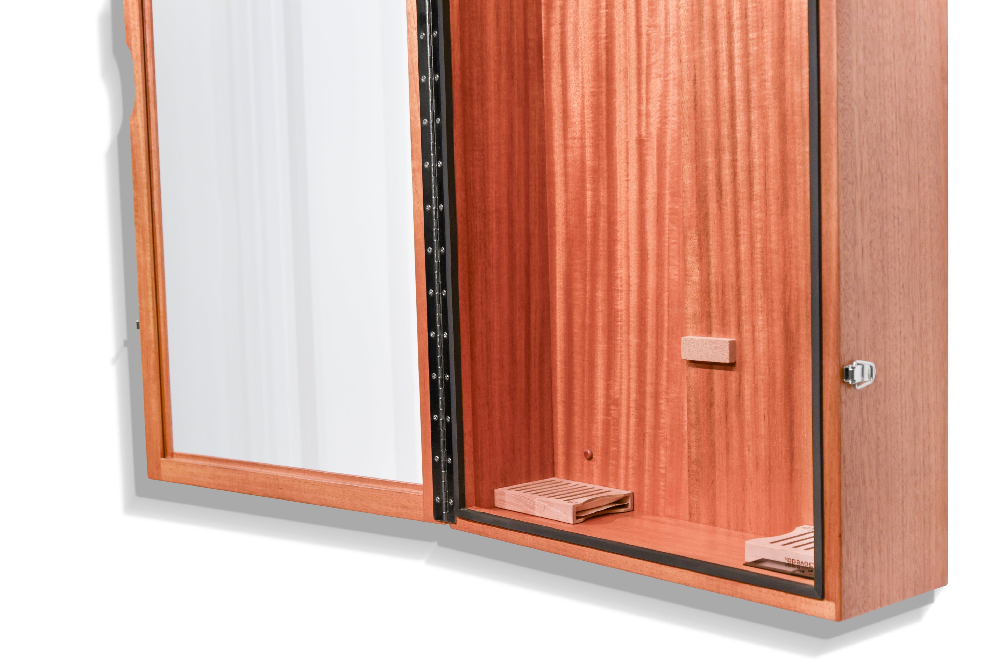 ClimaCase Rectangle Humidor - African Mahogany (Quarter Sawn)