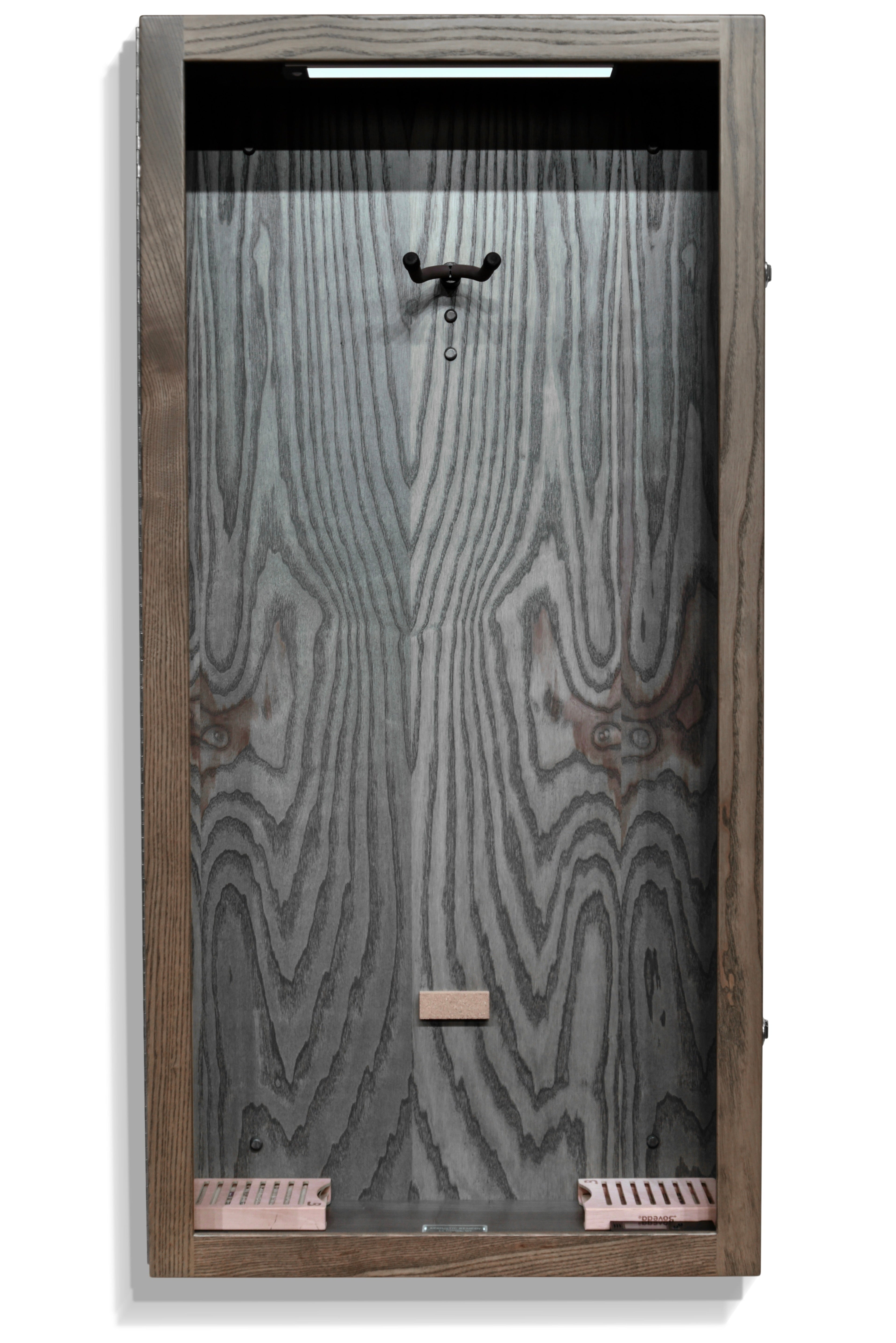 ClimaCase Rectangle Humidor - Northern White Ash with Antique Slate Stain