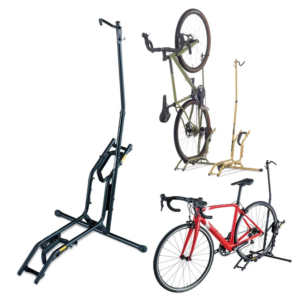 2 way bicycle horizontal and vertical storage rack