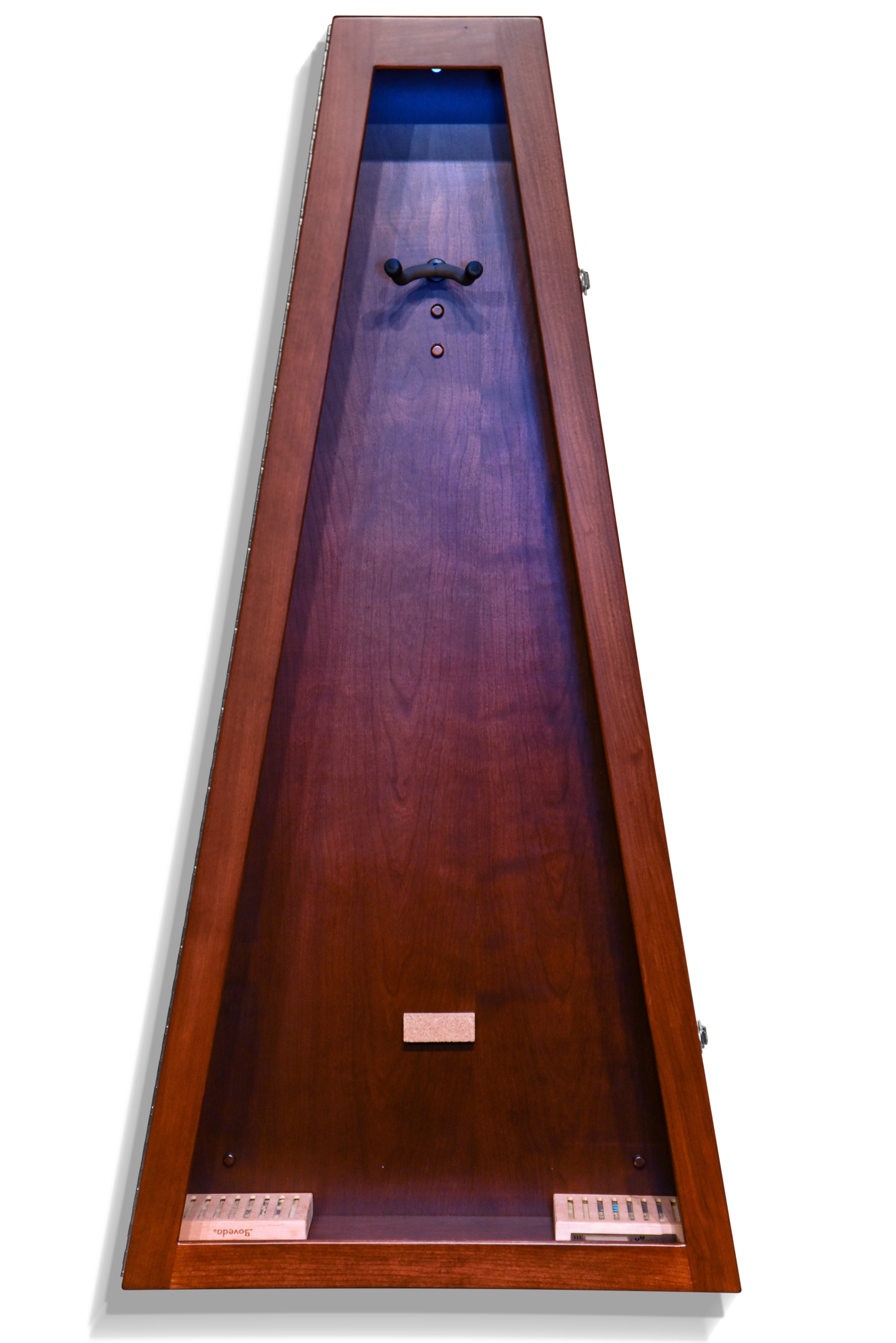 ClimaCase Triangle Humidor - Cherry with Acres Stain