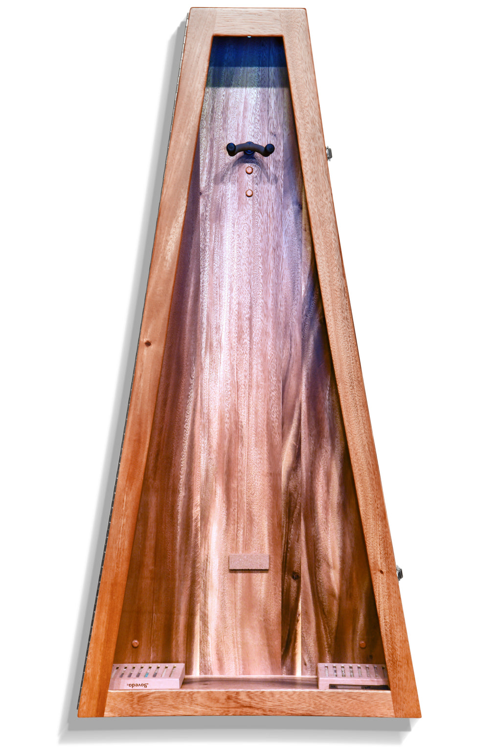 ClimaCase Triangle Humidor - Monkeypod