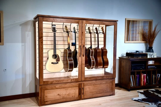 ClimaCab Grand+ | Maple with Boston Stain and Natural Flame Maple Accents
