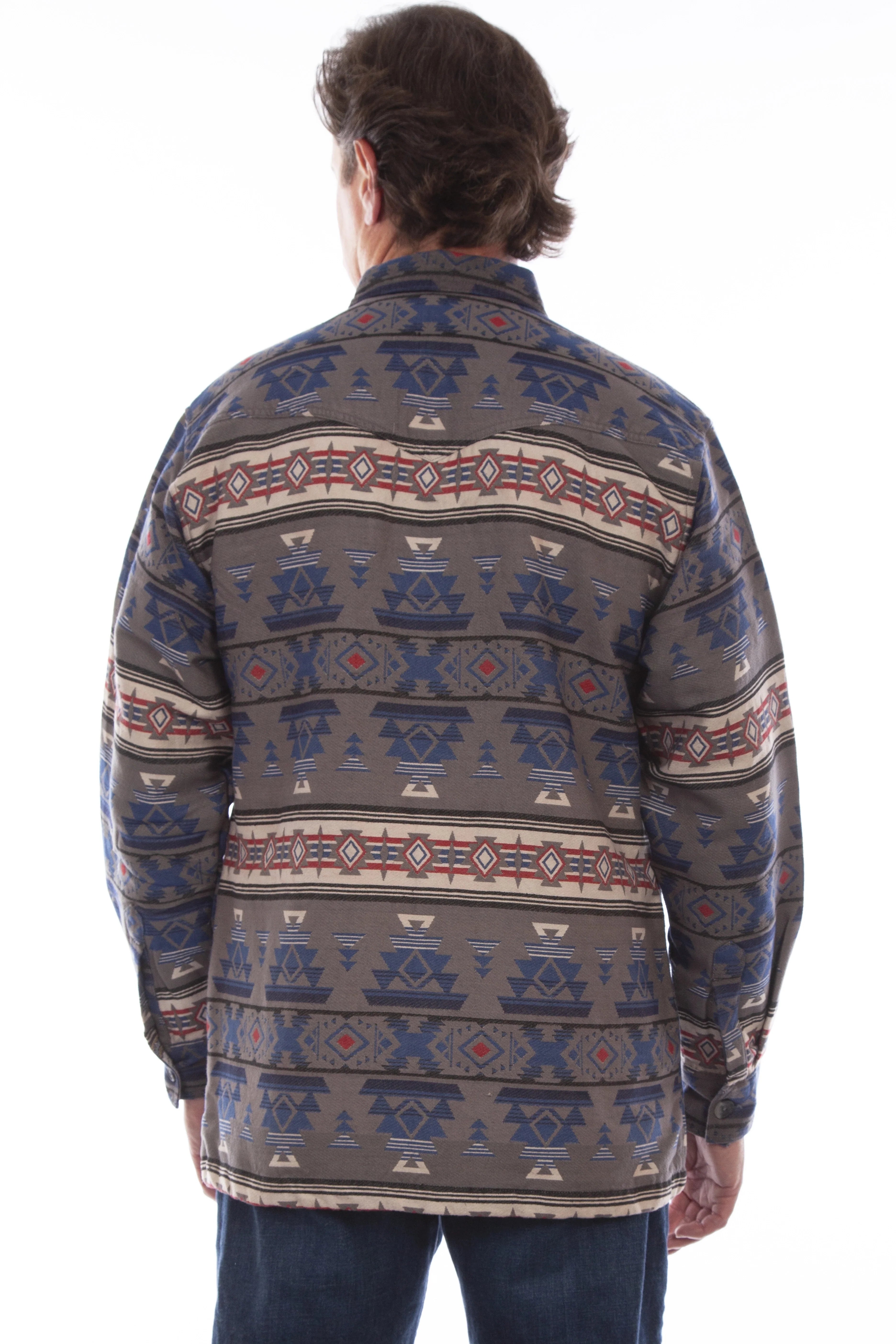 Scully Canyon Ridge - Men's Western Flannel Shirt Jacket