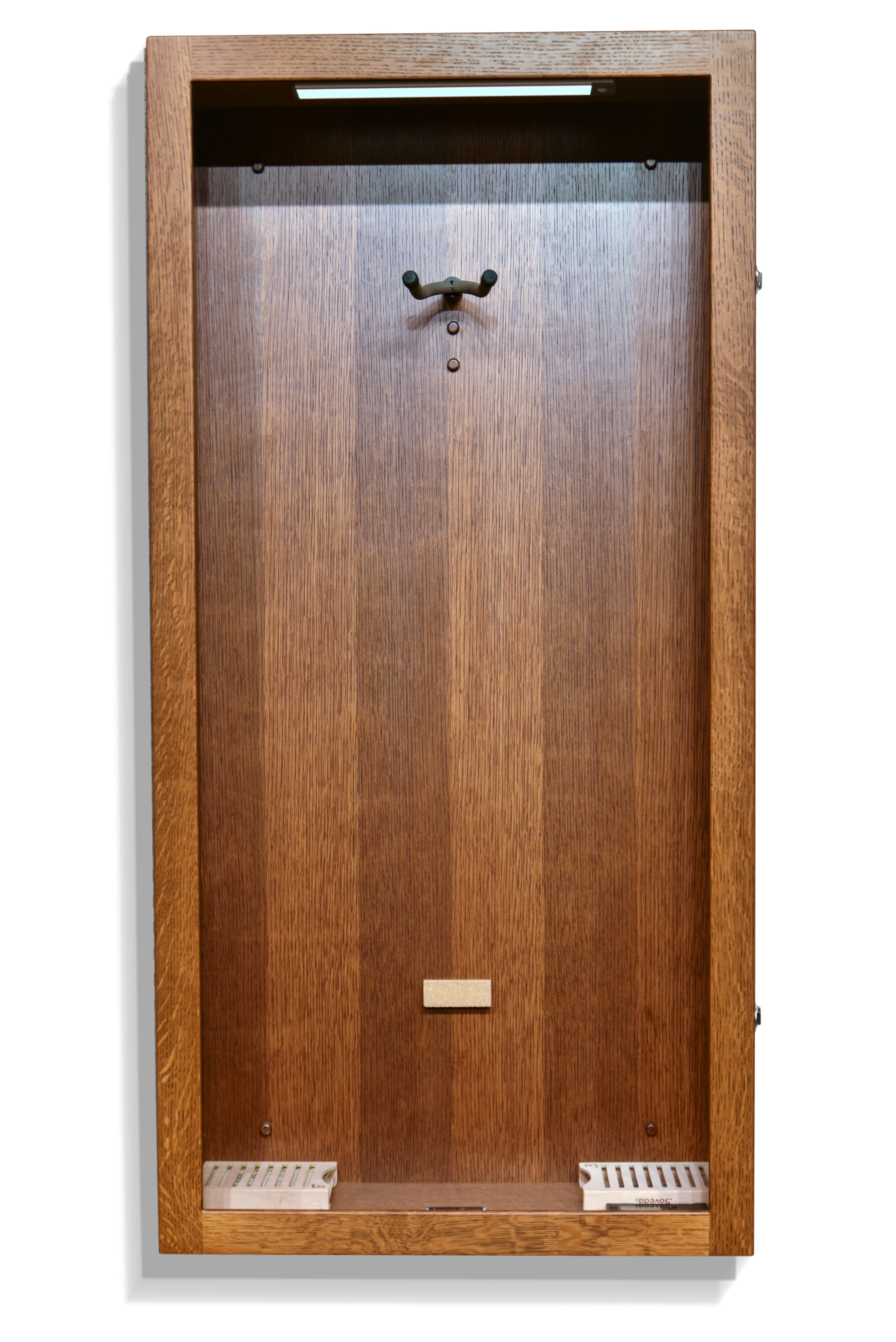 ClimaCase Rectangle Humidor - Quartersawn White Oak with Boston Stain