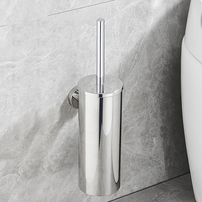 Stainless Steel Floor Toilet Brush Toilet Cleaning Brush Suit