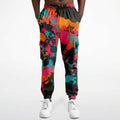 Fiesta Colors Paint Splatter Unisex Cargo Joggers (Fleece Lined)