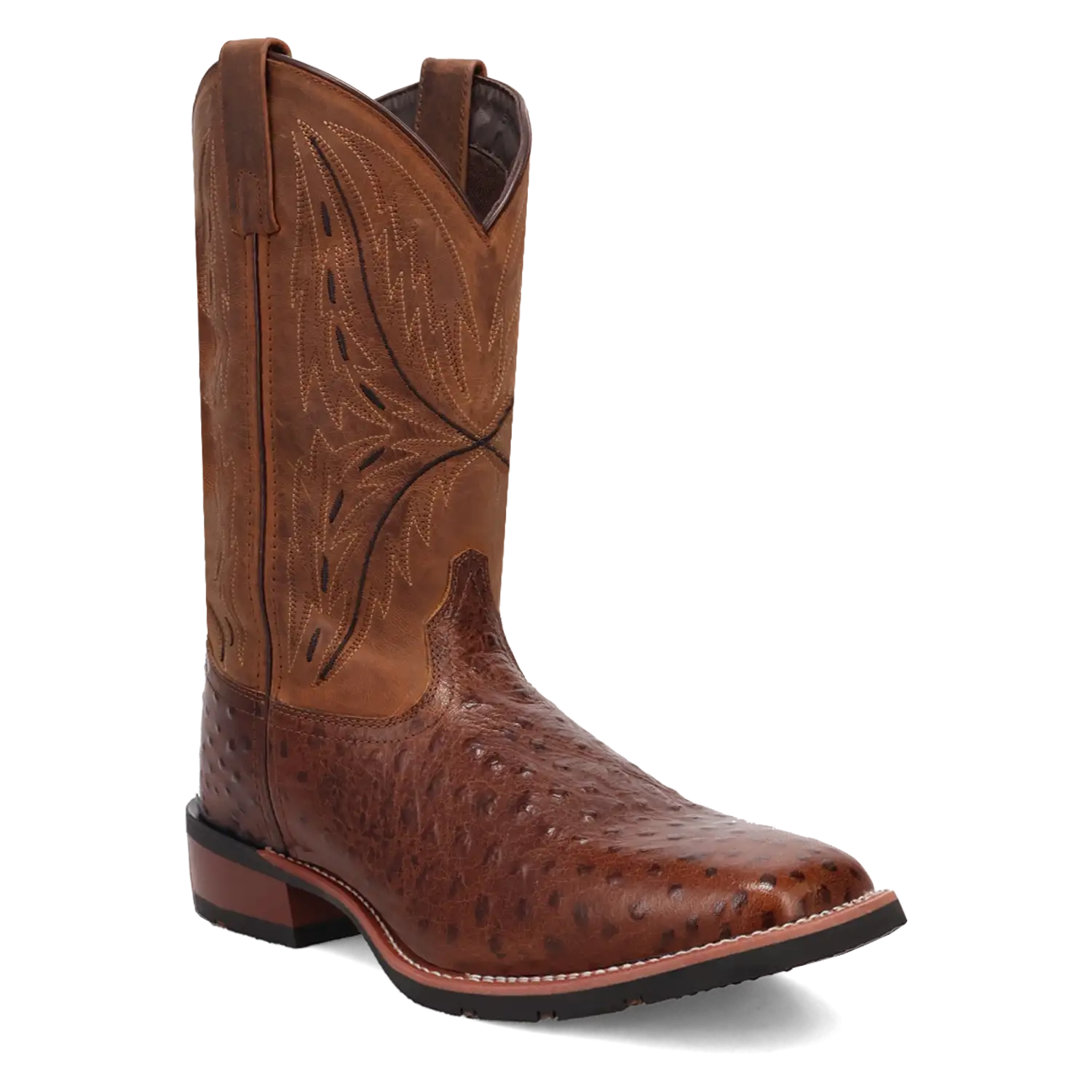 Laredo Stride - Men's Ostrich Leather Cowboy Boots