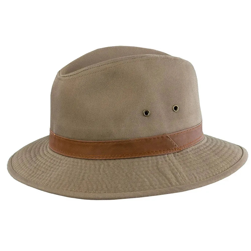 Scala Deer Trail - Cloth Outdoorsman Hat (Closeout)