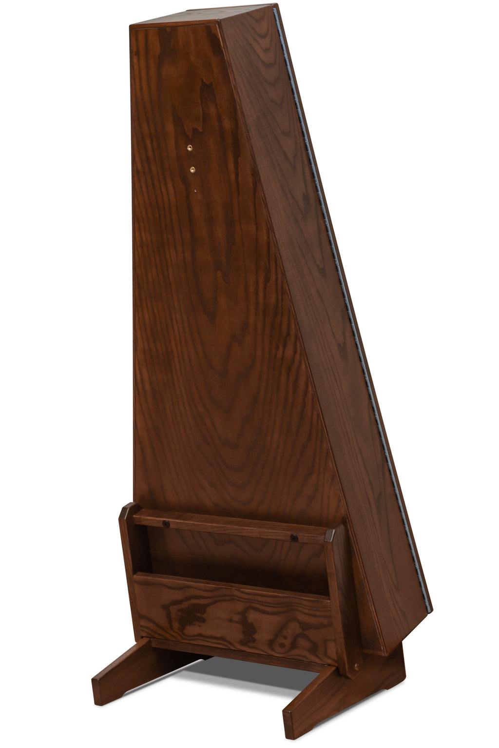 ClimaStand Triangle Humidor with Base - Northern White Ash with Coffee Stain