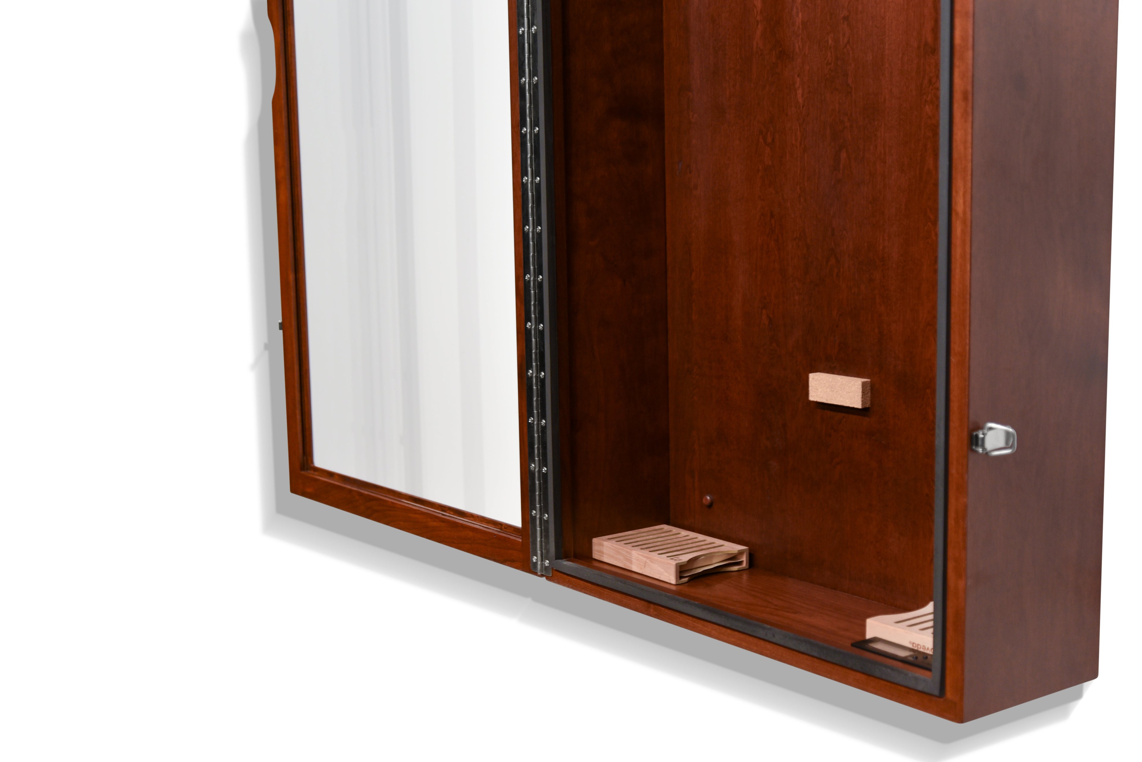 ClimaCase Rectangle Humidor - Cherry with Acres Stain