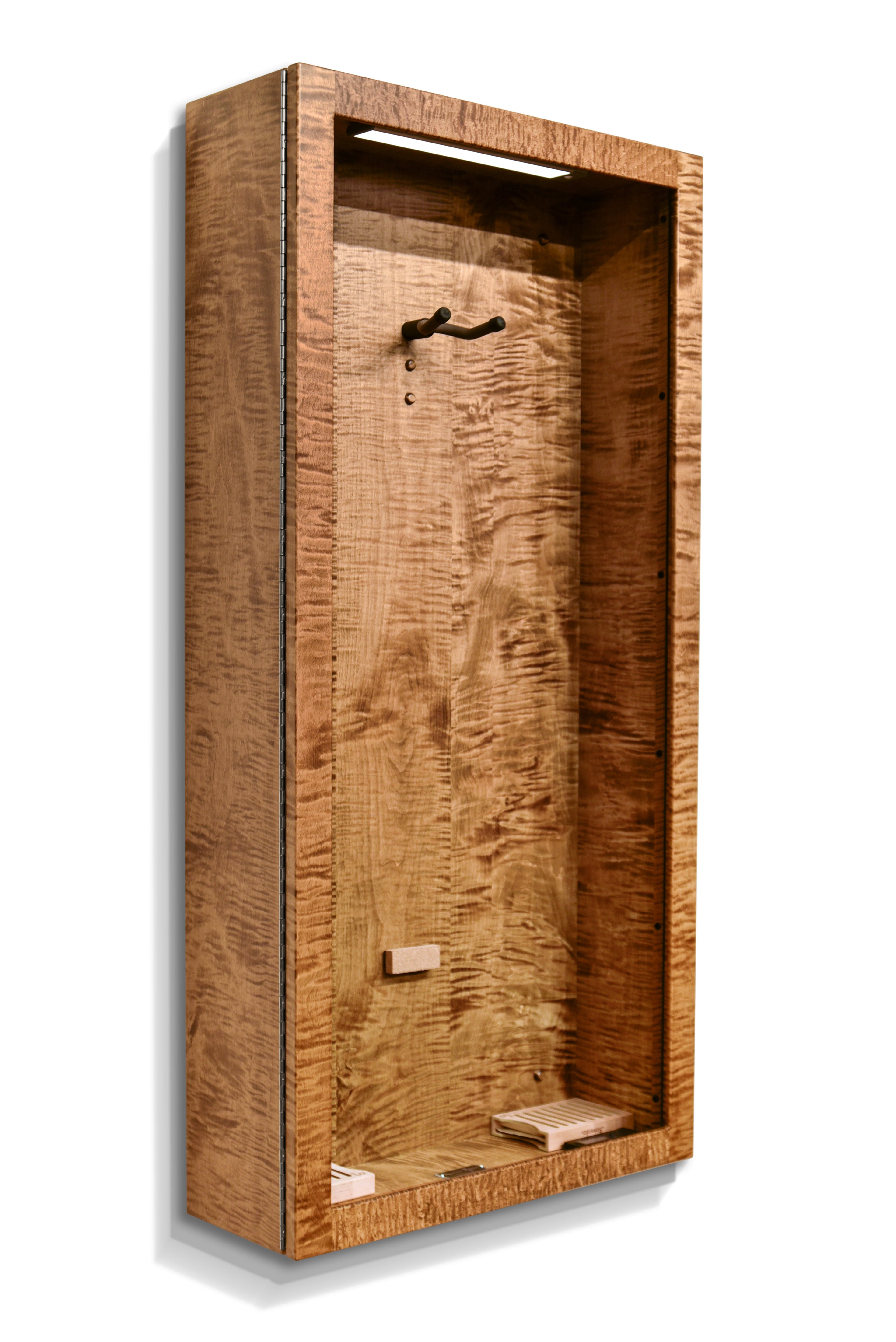 ClimaCase Rectangle Humidor - Flamed Maple with Provincial Stain
