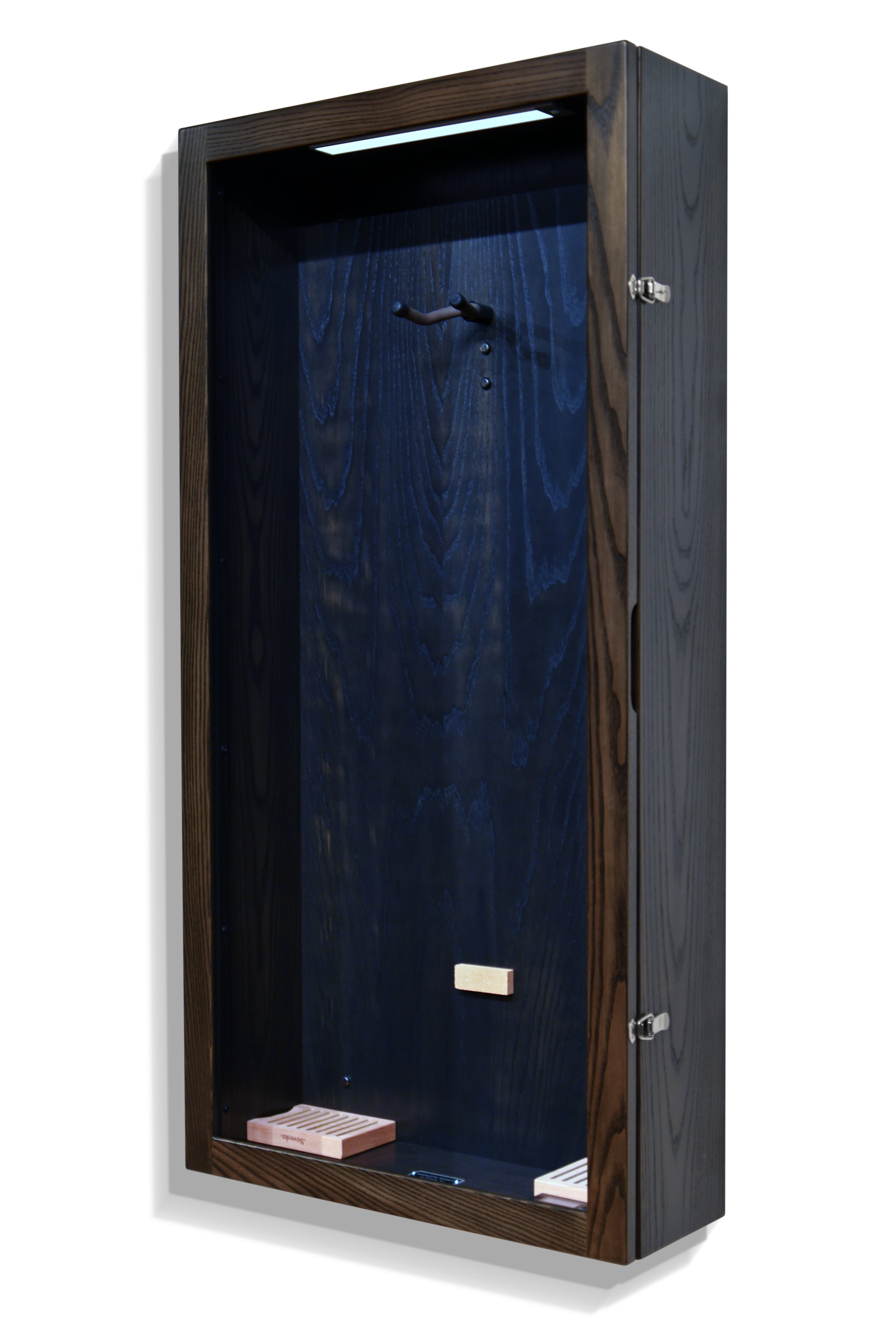 ClimaCase Rectangle Humidor - Northern White Ash with Ebony Stain