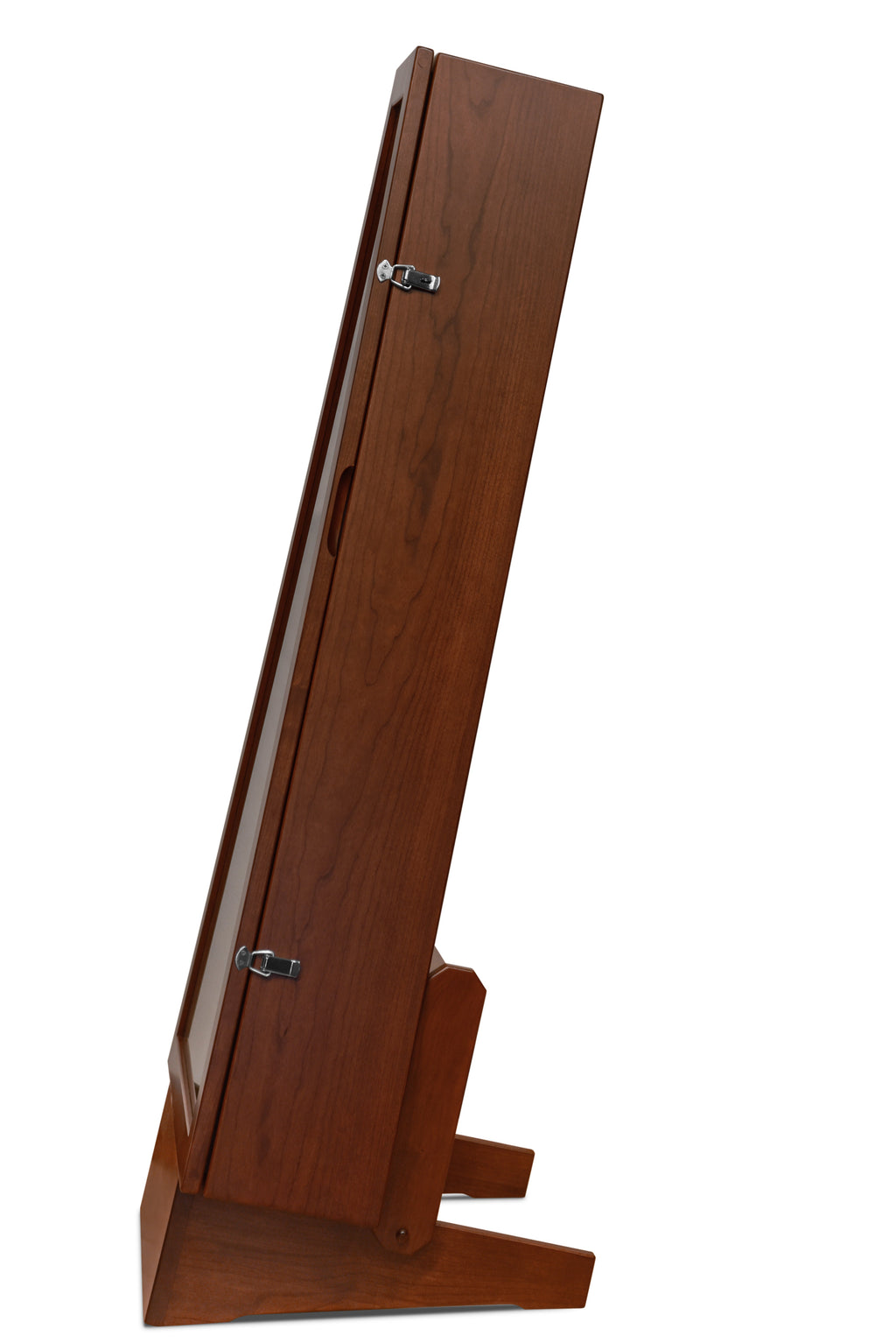 ClimaStand Triangle Humidor with Base - Cherry with Acres Stain