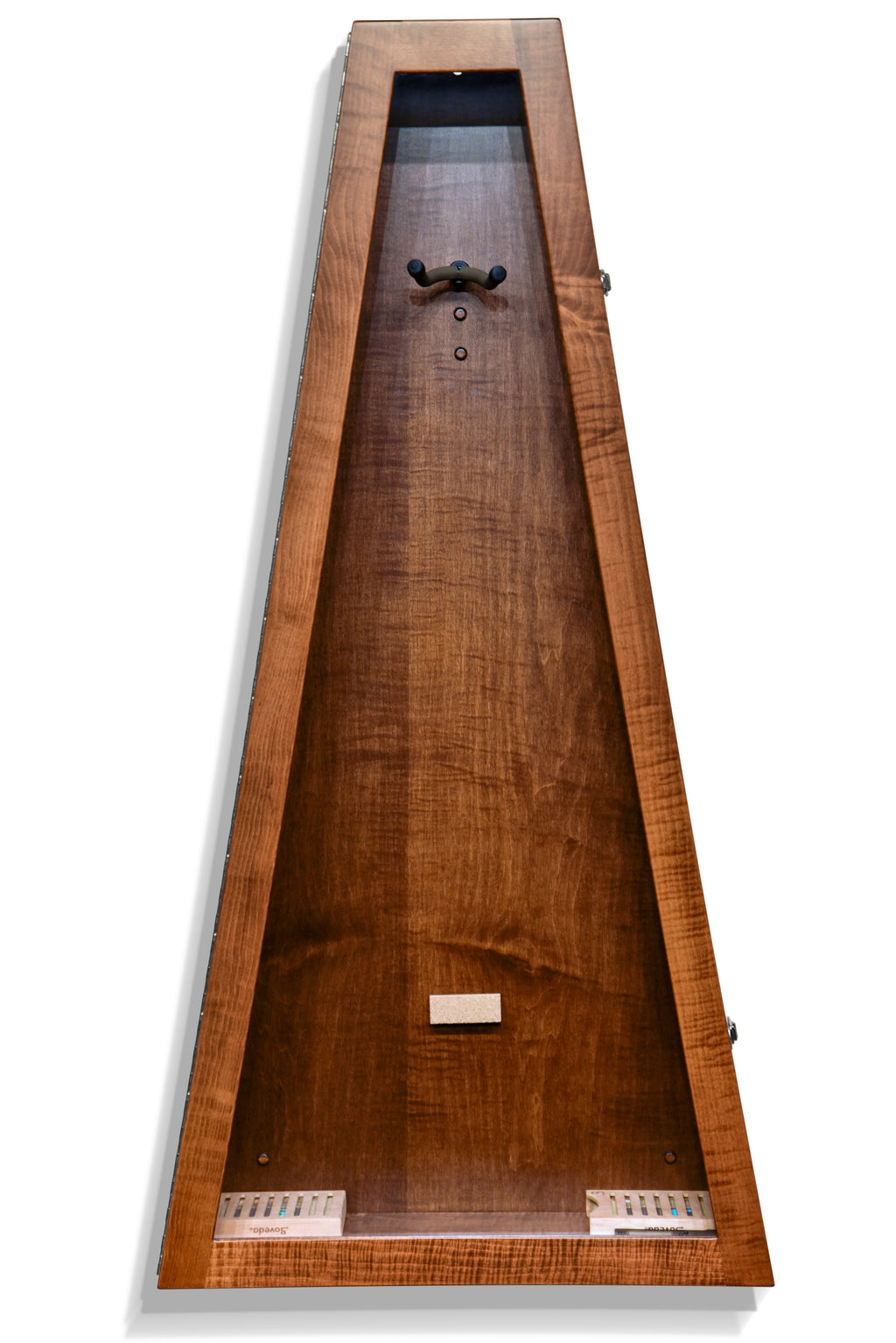ClimaCase Triangle Humidor - Flamed Maple with Boston Stain