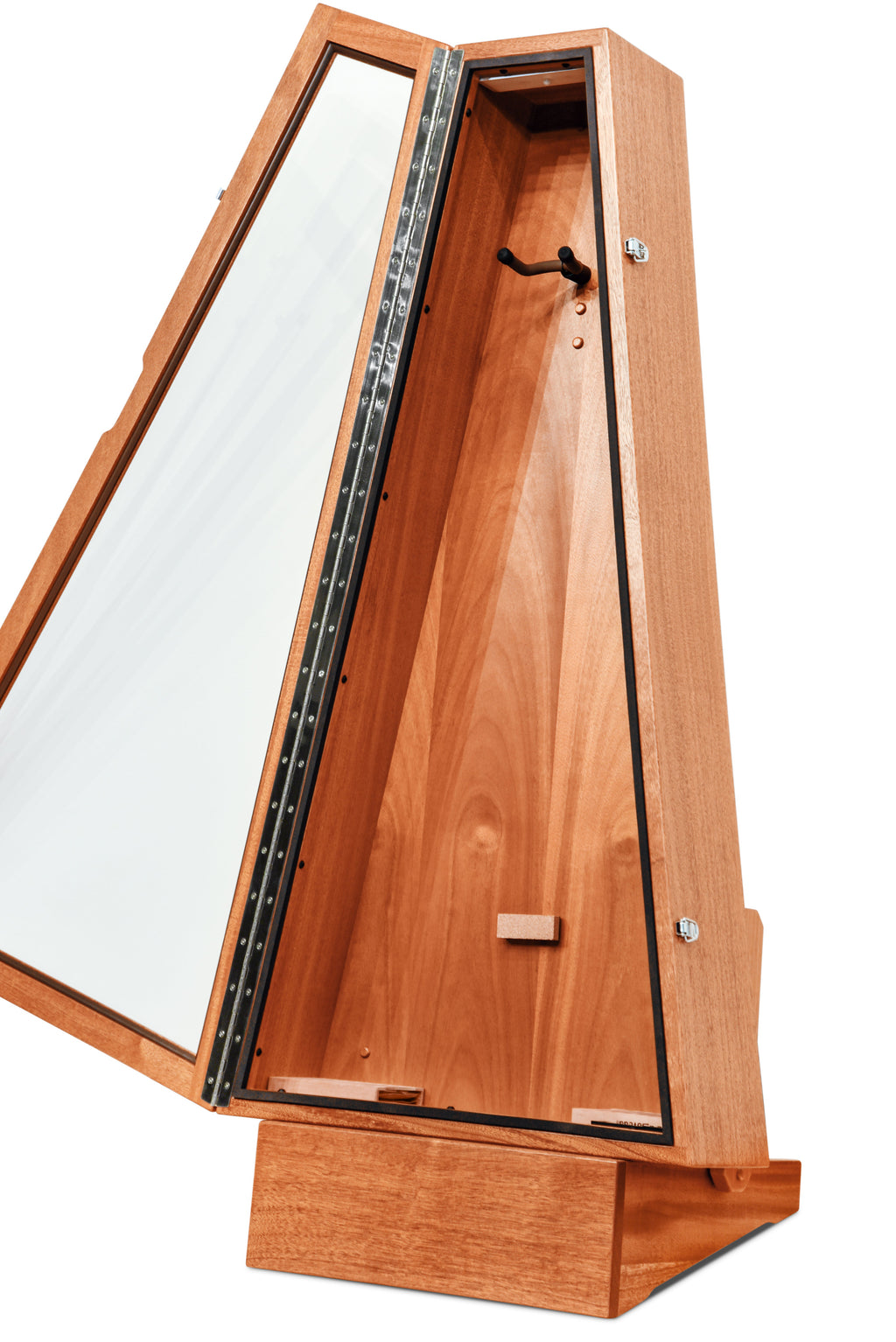 ClimaStand Triangle Humidor with Base - African Mahogany