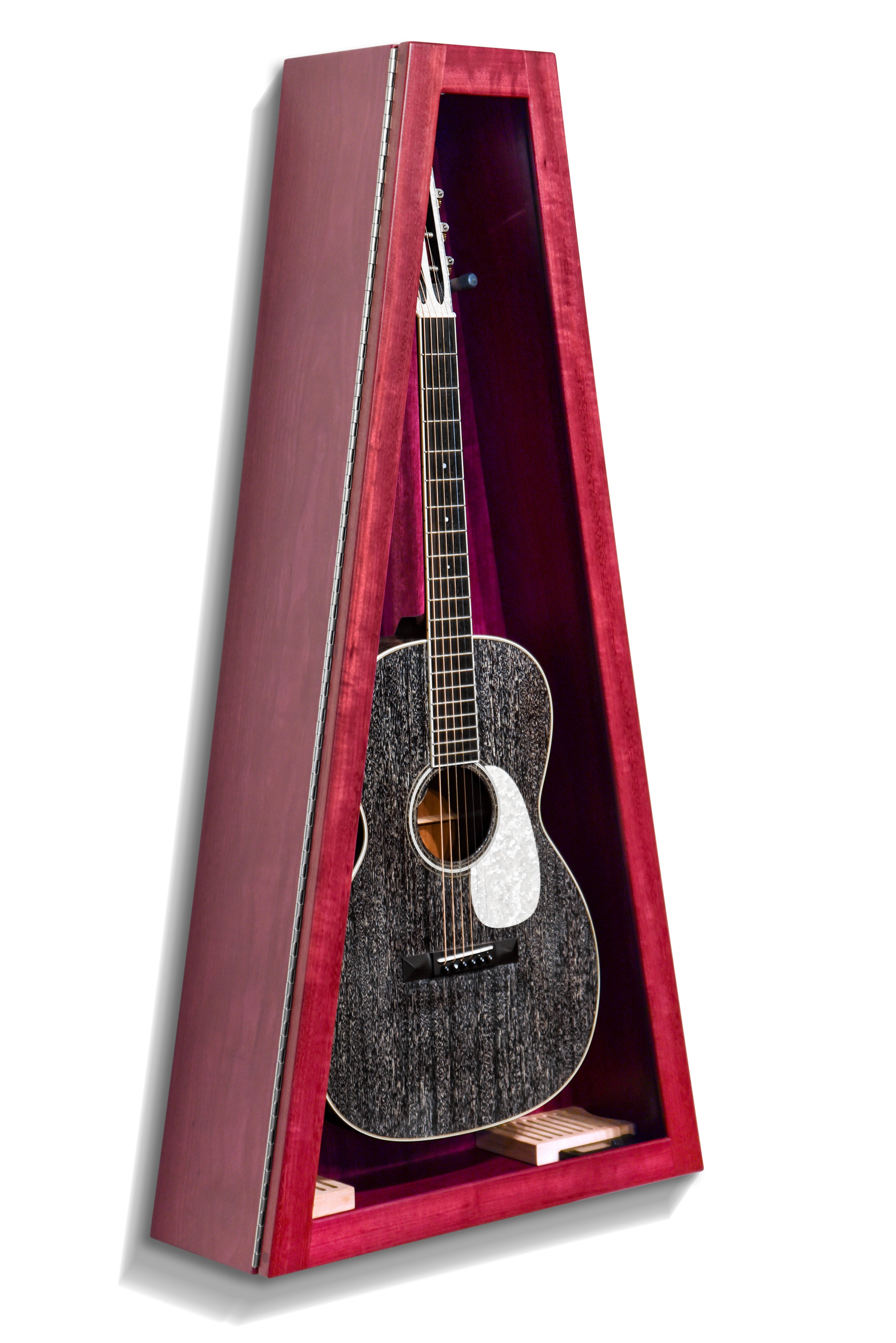 ClimaCase Triangle Humidor - Purpleheart