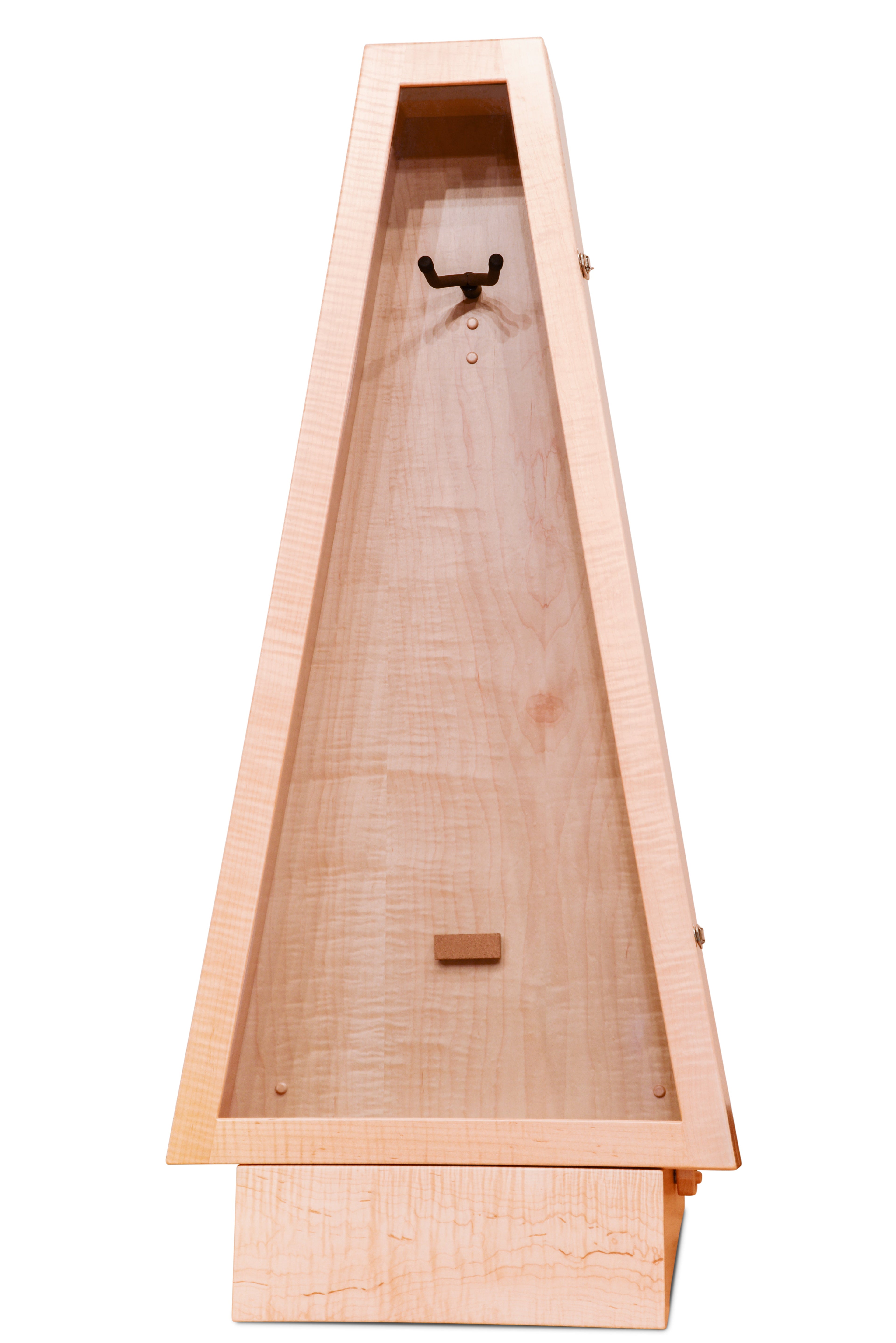 ClimaStand Triangle Humidor with Base - Flamed Maple