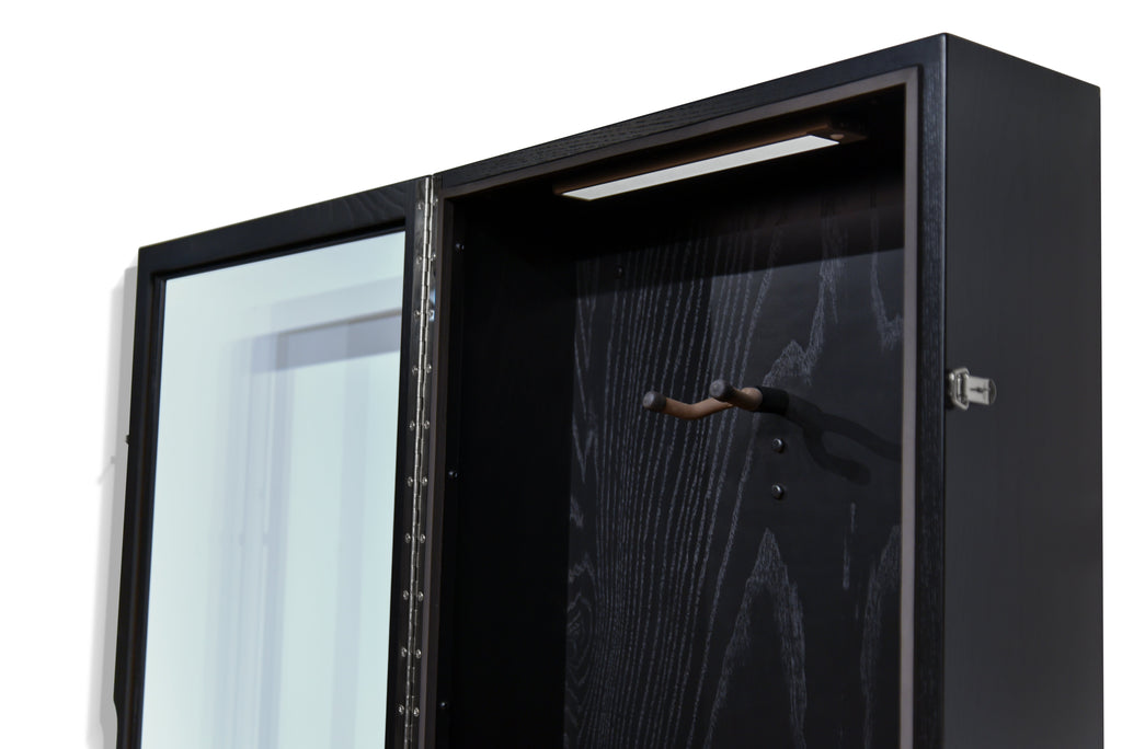 ClimaCase Rectangle Humidor - Northern White Ash with Piano Black