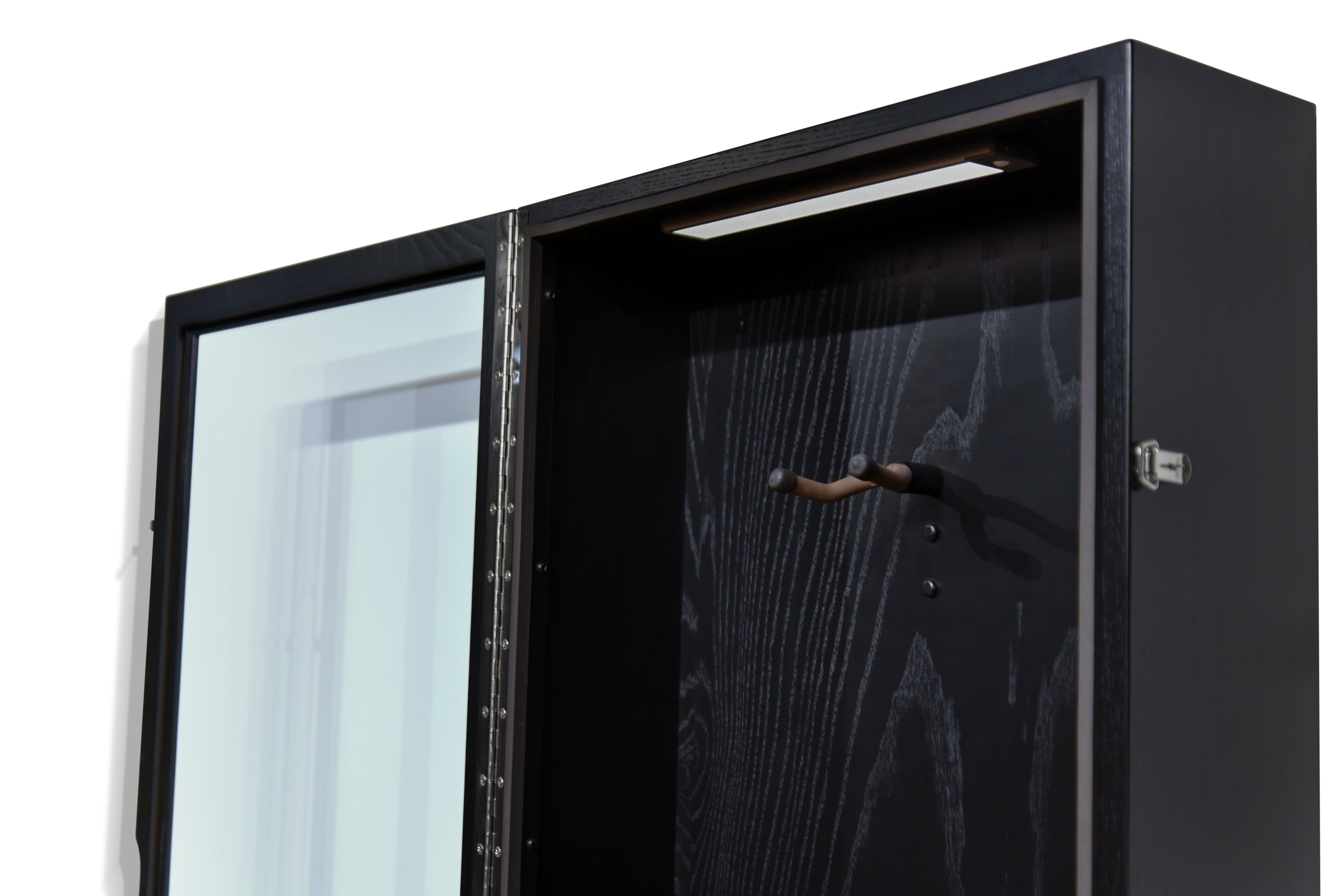 ClimaCase Rectangle Humidor - Northern White Ash with Piano Black