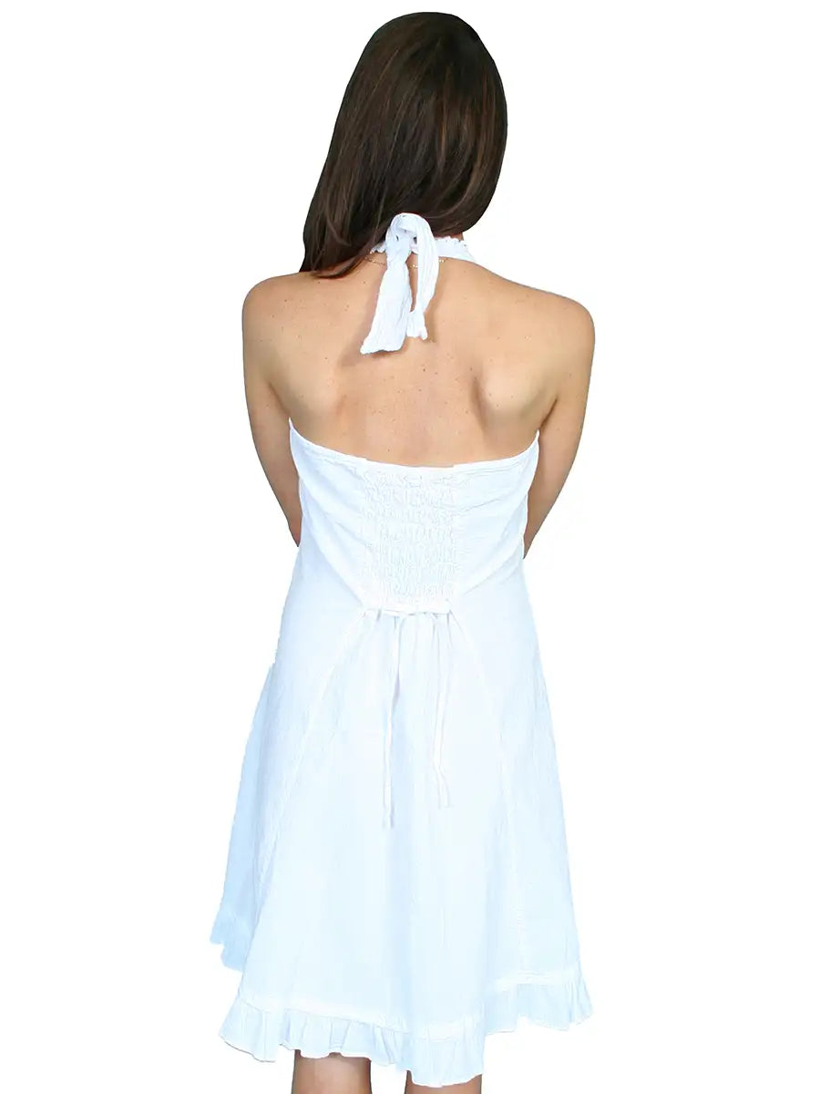 Scully Cantina Halter Top Dress (PSL-053) - Women's Sundress (Closeout)
