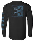 HOOey Inverted HOOey (Black) - Mens Long Sleeve T-Shirt