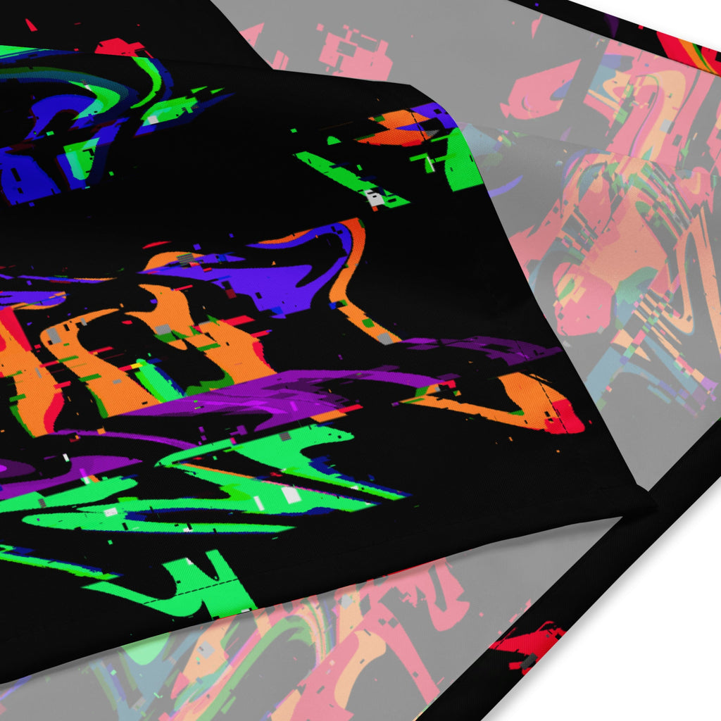 80s Graffiti Style Rave Bandana
