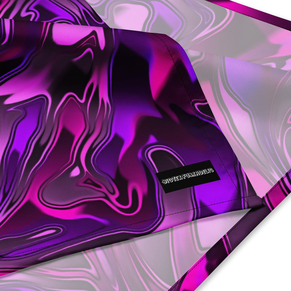 Pink and Purple Chromatic Melt Rave Bandana