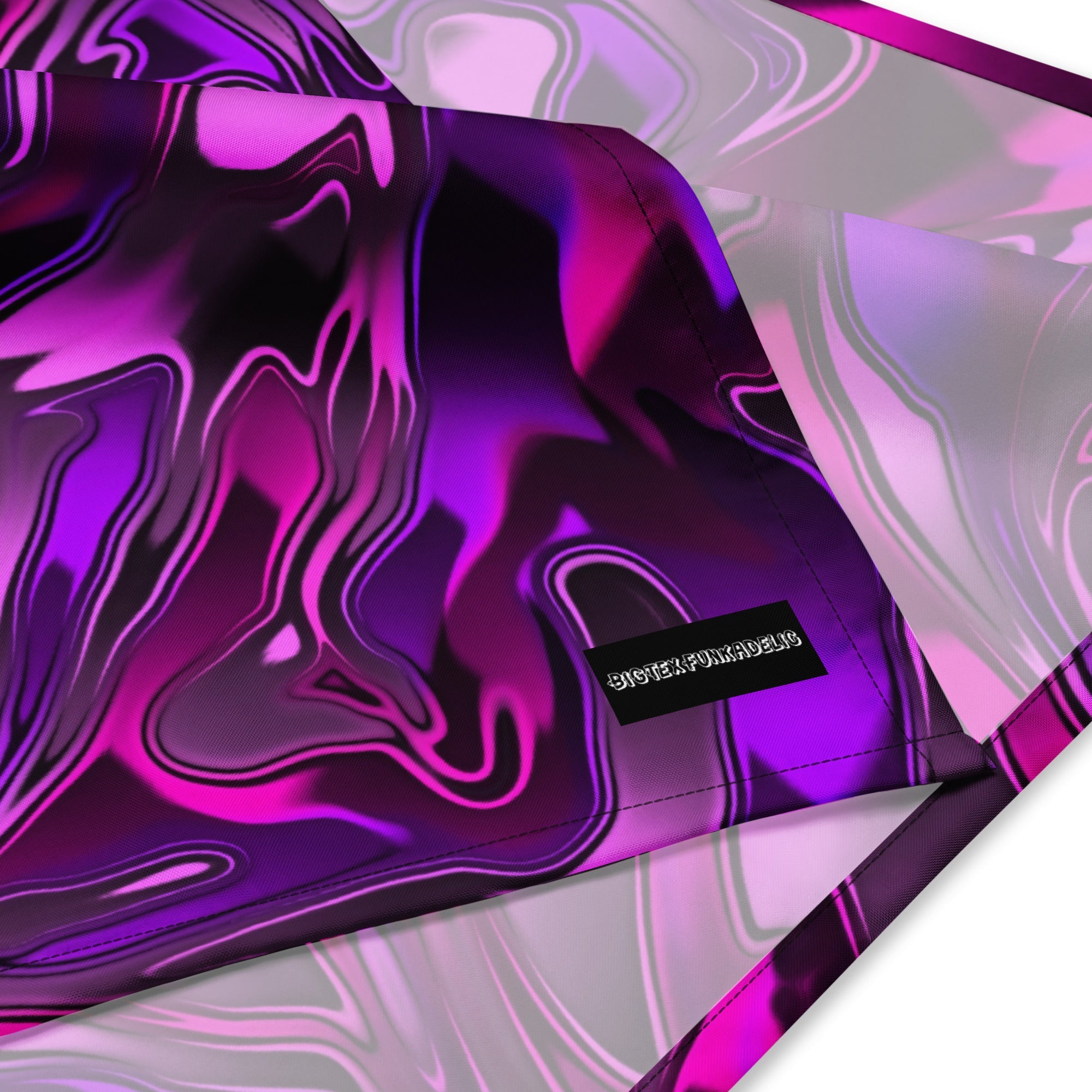 Pink and Purple Chromatic Melt Rave Bandana