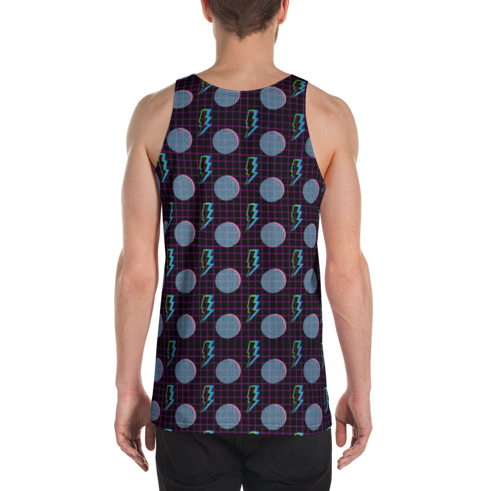 Totally Rad 80s Cat Unisex Tank Top