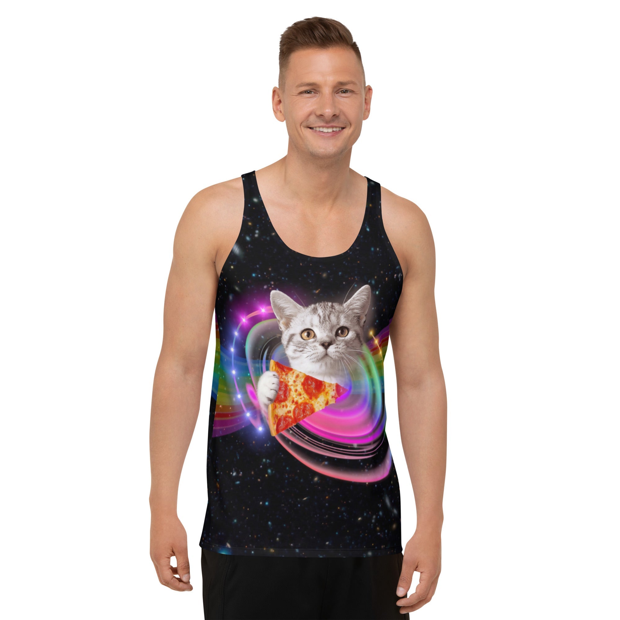 Pizza Cat Unisex Tank Top