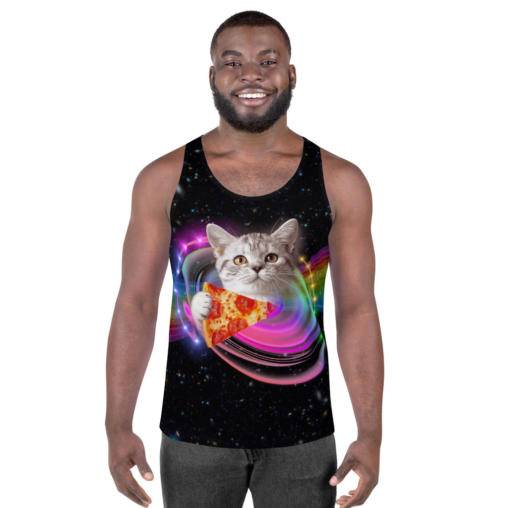Pizza Cat Unisex Tank Top