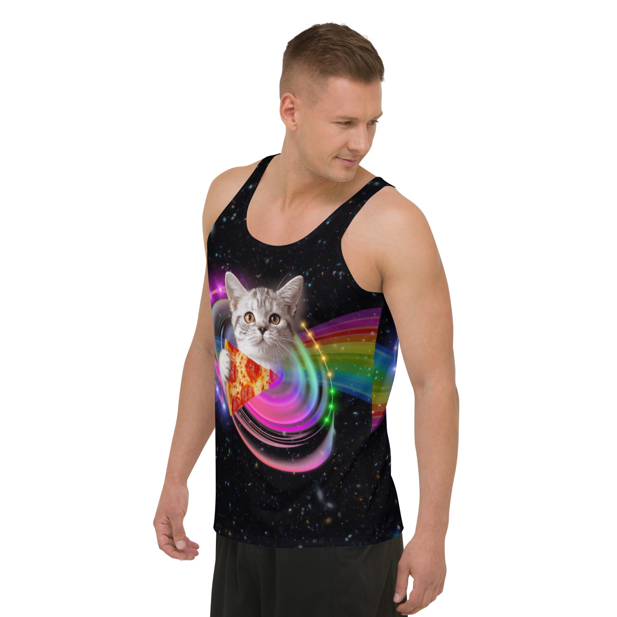 Pizza Cat Unisex Tank Top