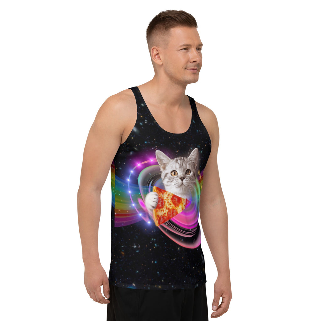 Pizza Cat Unisex Tank Top