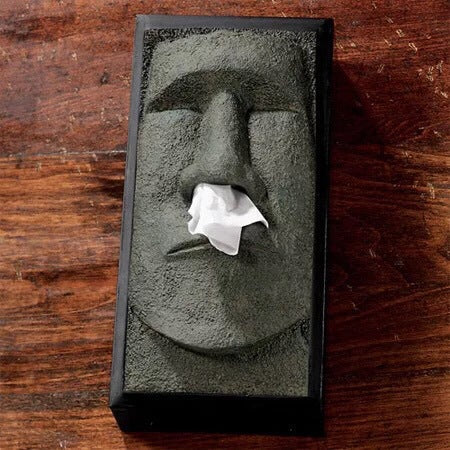 Easter Tissue Box Moai Tissue Pumping Monkey Tissue Box