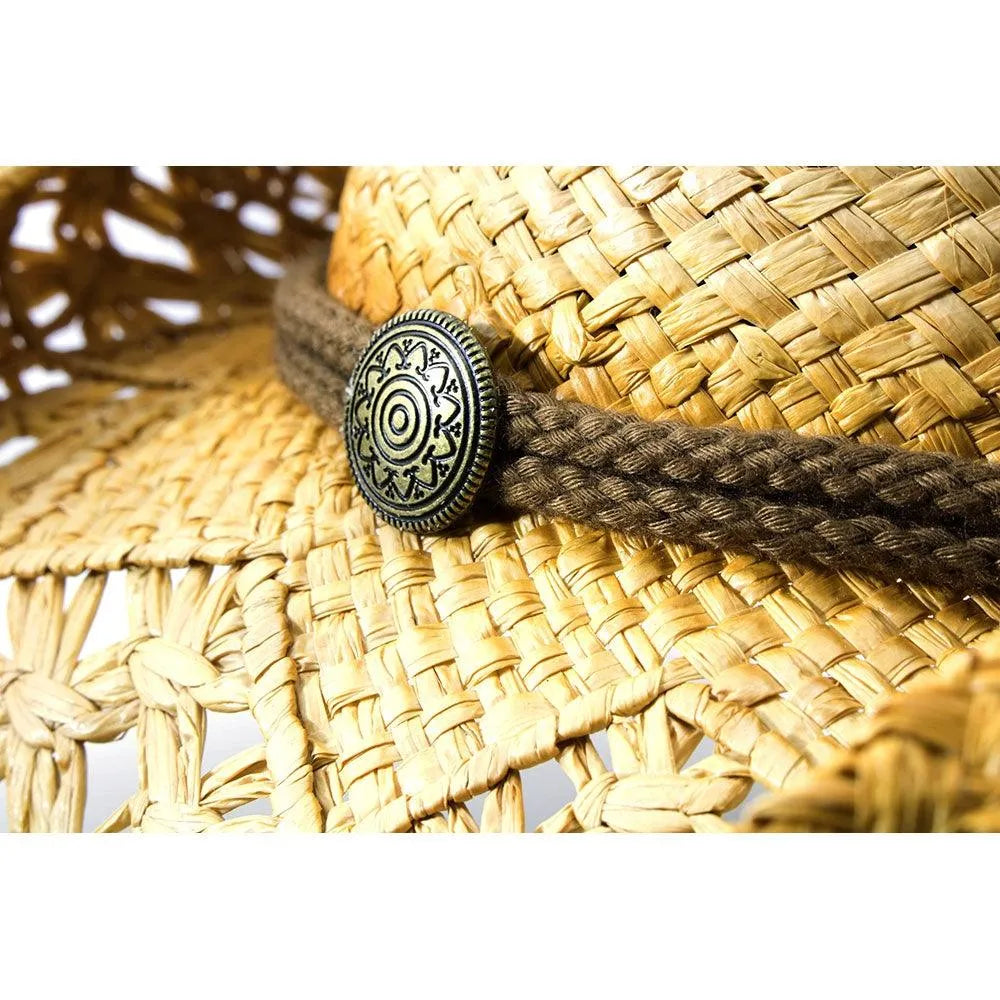 Deadwood Trading Hat Company Sonoma - Raffia Straw Cowboy Hat