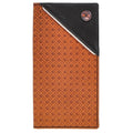 HOOey All Over Hands-Up Basketweave with Black Corner (Tan) - Men's Rodeo Wallet