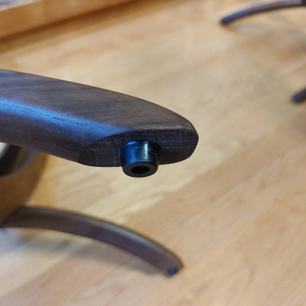 American walnut rear wheel plug-in storage frame
