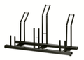Anti-fall parking rack for 3 bicycles