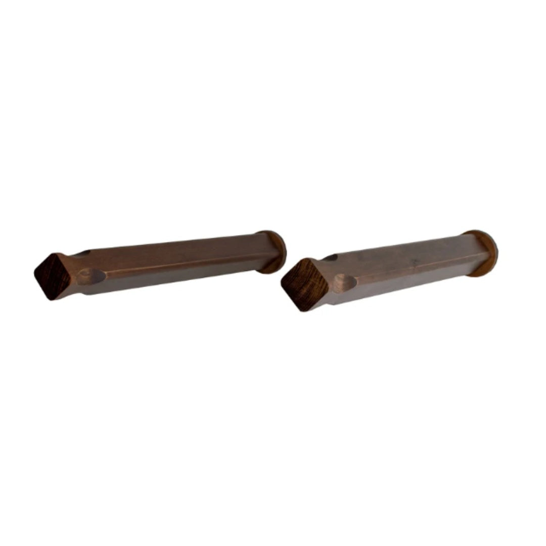 Beech wooden hook wall mounted bike rack