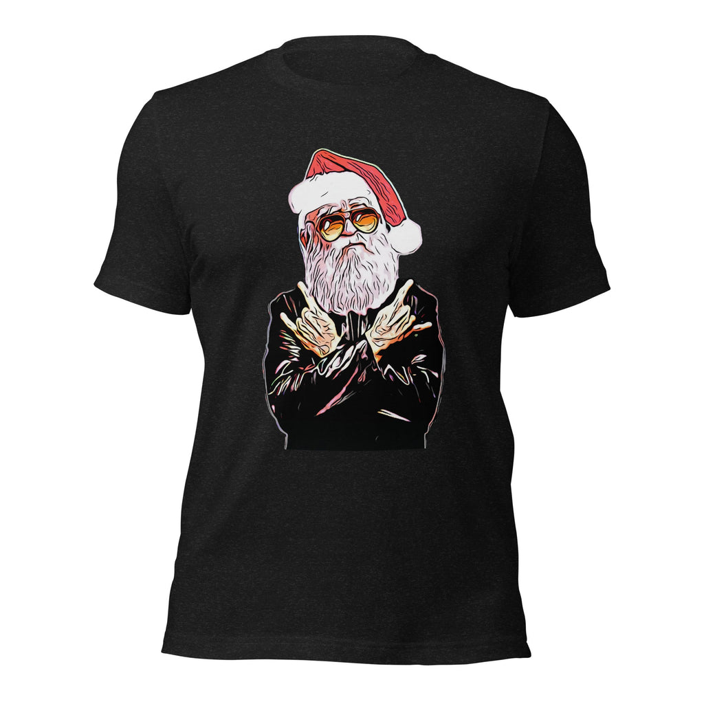 Rock N’ Roll Santa Unisex Short-Sleeve Christmas T-Shirt