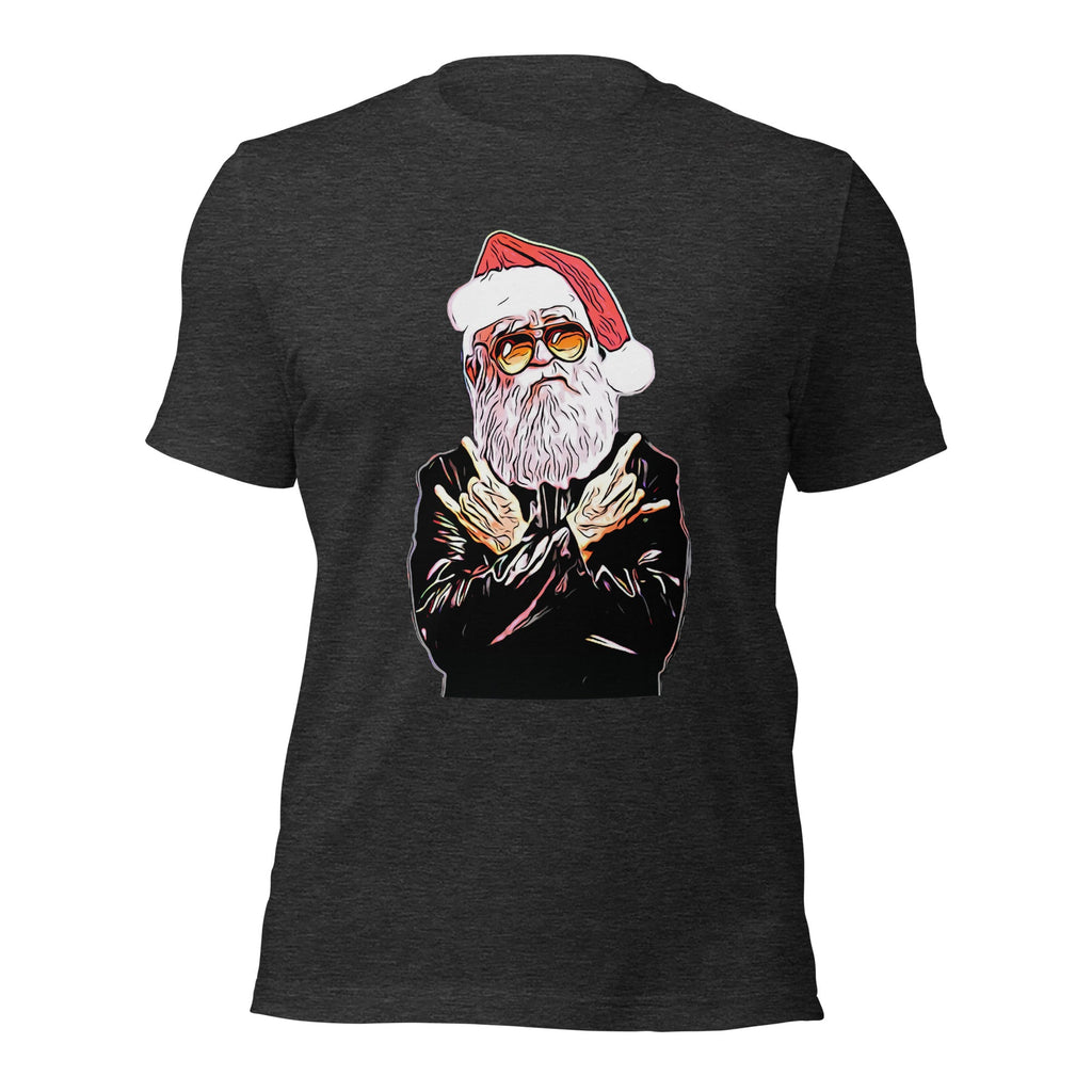 Rock N’ Roll Santa Unisex Short-Sleeve Christmas T-Shirt