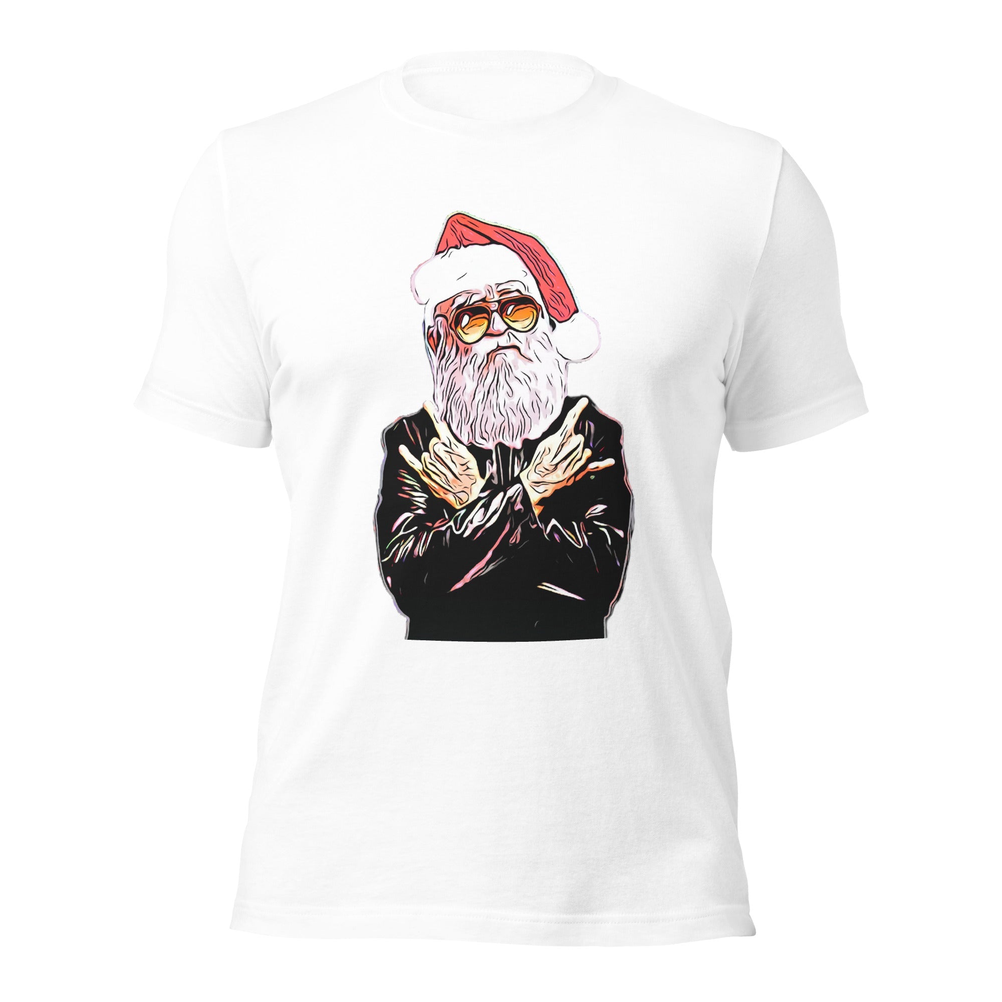 Rock N’ Roll Santa Unisex Short-Sleeve Christmas T-Shirt
